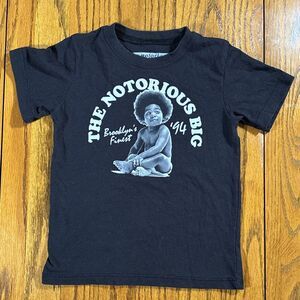 The Notorious BIG T-Shirt (4T) Brooklyn's Finest Black Baby ‘94 Graphic Tee